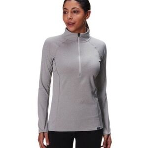 Patagonia Gray 1/4 Zip Capilene Base Layer